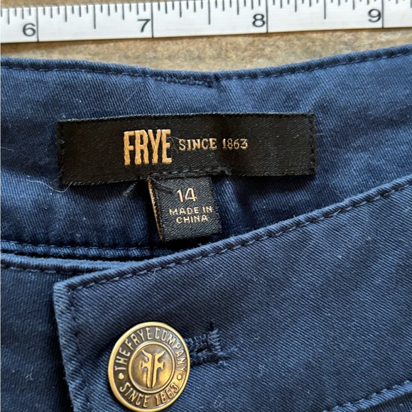 NWT Frye Nightfall Wide Leg Boho Raw Hem Cropped Pants - Picture 5 of 8